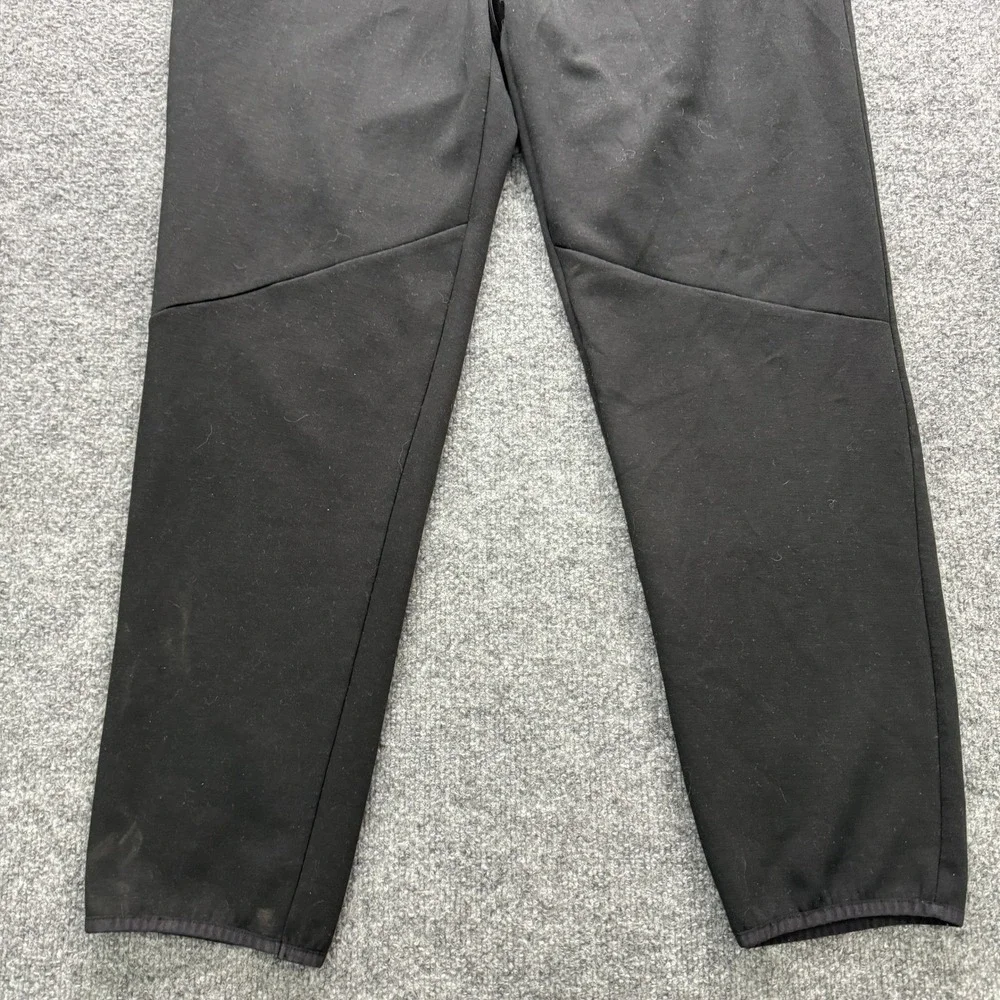 Fila Sweatpants Mens Medium Black Tapered Leg Zipper Pockets Athletic Running
